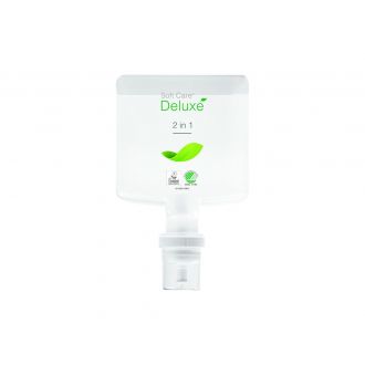 SOFT CARE Deluxe 2 en 1 | Jabón acondicionador para manos, cabello y cuerpo con certificado ecológico