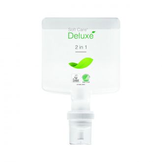 SOFT CARE Deluxe 2 en 1 | Jabón acondicionador para manos, cabello y cuerpo con certificado ecológico