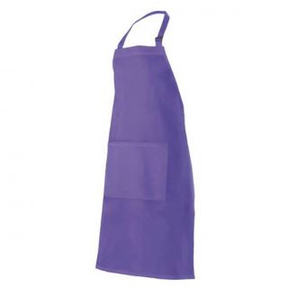 VELILLA | Delantal peto morado - Talla única