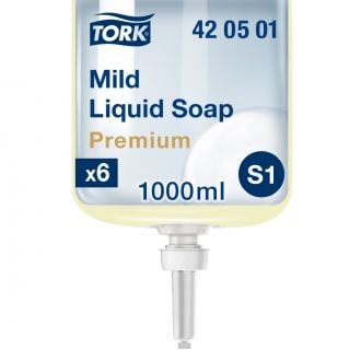 TORK | Jabón Líquido Suave, para dispensadores S1-S11, aroma fresco