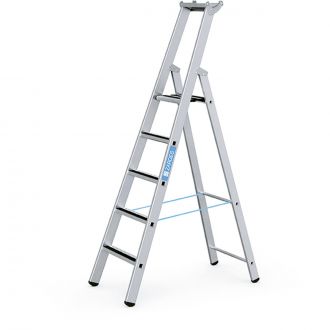 Escalera tijera 5 peldaños - 1,80 x 0,50 x 0,11 m