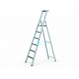 Escalera tijera 6 peldaños - 2,03 x 0,53 x 0,11 m