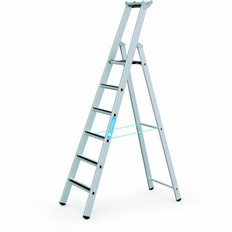 Escalera tijera 6 peldaños - 2,03 x 0,53 x 0,11 m