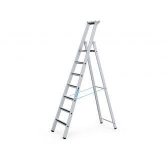 Escalera tijera 7 peldaños - 2,26 x 0,57 x 0,11 m