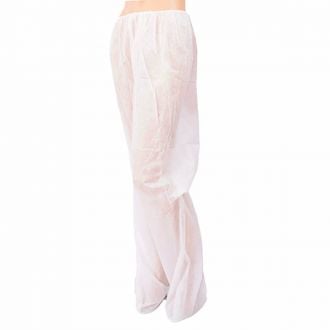LUHEPA | Pantalón de polipropileno color blanco - Talla XL