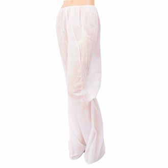LUHEPA | Pantalón de polipropileno color blanco - Talla XL