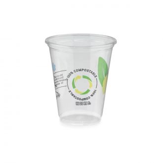 Vaso PLA compostable transparente - 350 ml