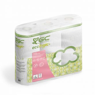 GC | Papel higiénico Doméstico - 2 capas - Celulosa reciclada