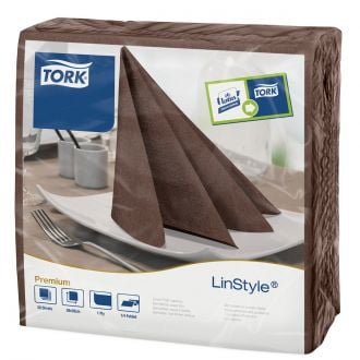 TORK LinStyle® | Servilleta para cena Premium - Chocolate
