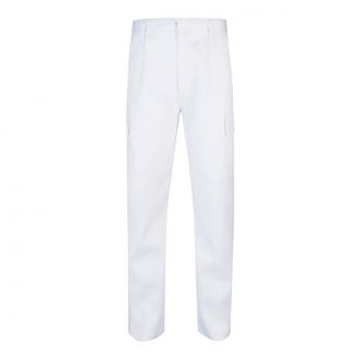 VELILLA | Pantalón multibolsillos blanco - Talla 40
