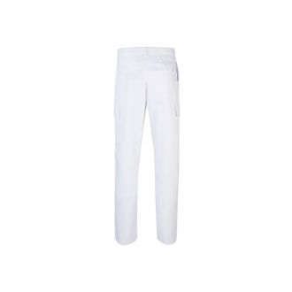 VELILLA | Pantalón multibolsillos blanco - Talla 42