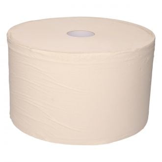 BUGA | Bobina Industrial blanca - 2 capas - Celulosa reciclada