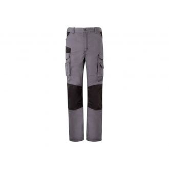 VELILLA | Pantalón canvas gris-negro - Talla M