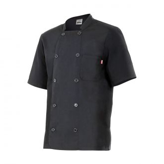 VELILLA | Chaqueta de cocina negra - Talla 56