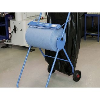 Kimberly-Clark Professional™ | Dispensador de paños rollo grande y soporte móvil, azul