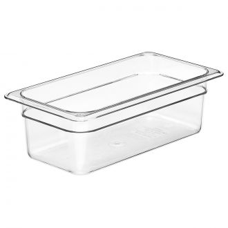 Recipiente GN 1-3 de policarbonato transparente 10cm prof de 3,6 l