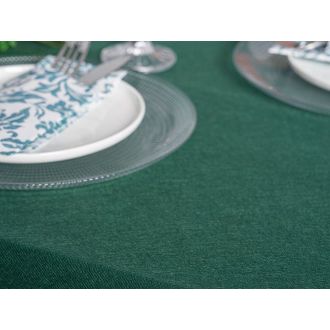 Mantel Newtex basic verde oscuro - 120 x 120 cm