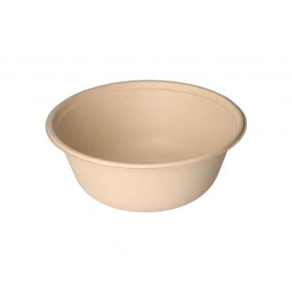 Bol de bagazo marrón - 1500 ml