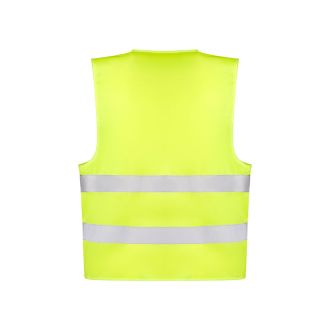 Chaleco alta visibilidad cuello pico amarillo - Talla XL-XXL