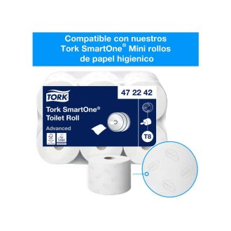 TORK SmartOne® |  Dispensador de Papel Higiénico Negro T8