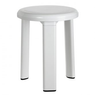 GHESSU | Banqueta de tres patas ABS - 40 x 32 x 32 cm