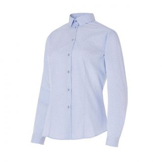 MONZA | Camisa estampada cuello camisero slim fit mujer - Talla 38