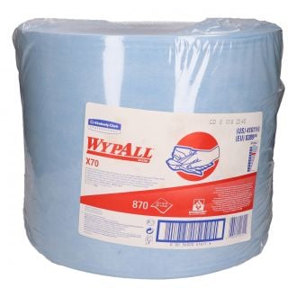 WYPALL® | Bobina Industrial Paño X70 1 Capa - 870 paños Azul