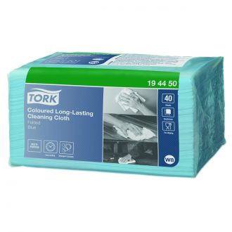TORK® | Paño de Limpieza de Larga Duración Color Azul W8