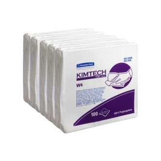 KIMTECH™ | Paño de limpieza Pure W4. 5 bolsas x 100 hojas, color blanco (cod. 7605)