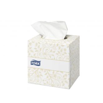 TORK® | Pañuelos faciales extrasuaves en cubo Premium