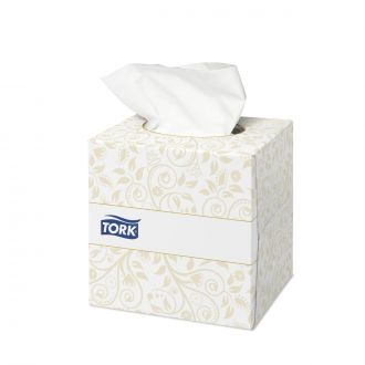TORK® | Pañuelos faciales extrasuaves en cubo Premium