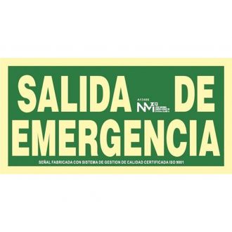 NORMALUZ® | Señal "Salida de emergencia"