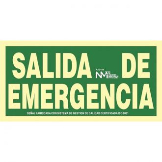 NORMALUZ® | Señal "Salida de emergencia"