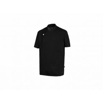 MONZA | Chaquetilla manga corta regular fit negra - Talla XL