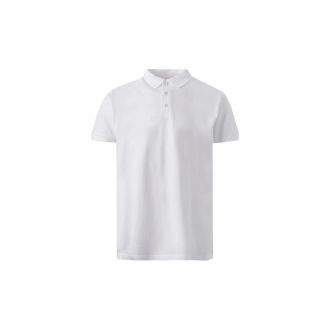 VELILLA | Polo manga corta blanco unisex - Talla M