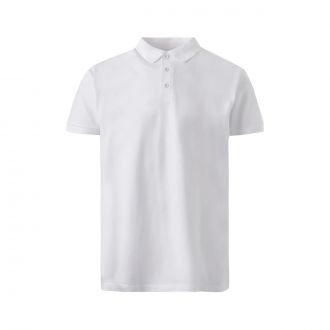 VELILLA | Polo manga corta blanco unisex - Talla M