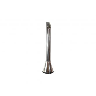 Cenicero tubular de suelo inoxidable - 3L