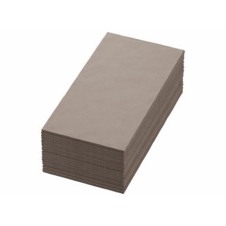 DUNI | Servilleta Dunisoft® 40 x 40 cm, plegado en 1-8, Greige