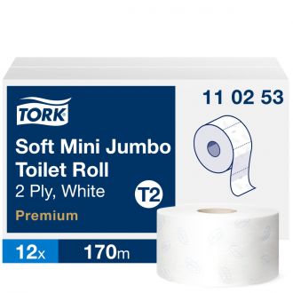 TORK® | Papel Higiénico Mini Jumbo Suave Blanco T2