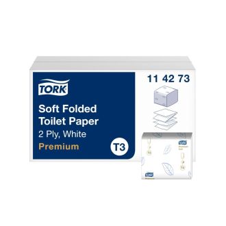 TORK® | Papel Higiénico Suave Plegado Blanco T3