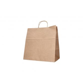 Bolsa asa kraft - 32 x 21 cm