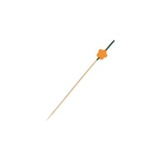 Pincho bambú flor - 12 cm
