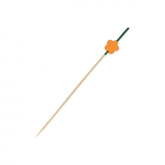 Pincho bambú flor - 12 cm