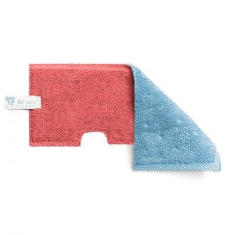 TTS | Recambio mopa Tri Wet 1 rojo y azul - Para fregado o secado en superficies lisas - 46 cm