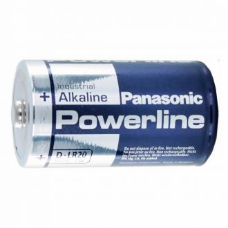 PANASONIC POWERLINE | Pila alcalina  D LR20 1.5V | 24 uds.