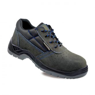 BLACK LEATHER | Zapato de seguridad gris - Talla 35