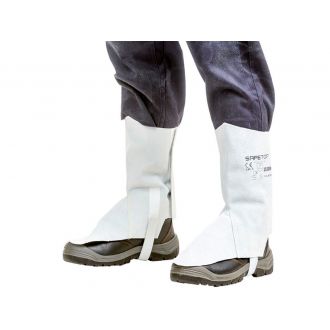 SAFETOP® | Polainas de cuero grises serie standard