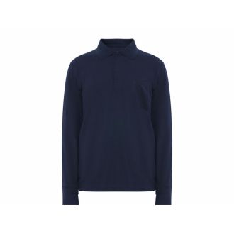 Polo manga larga ignífugo azul marino - Talla XXXXL