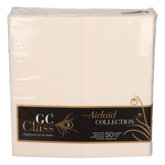 GC Class | Servilleta 40 x 40 cm, 1 capa, blanca