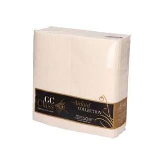 GC Class | Servilleta Canguro 40 x 40 cm, 1 capa, blanca